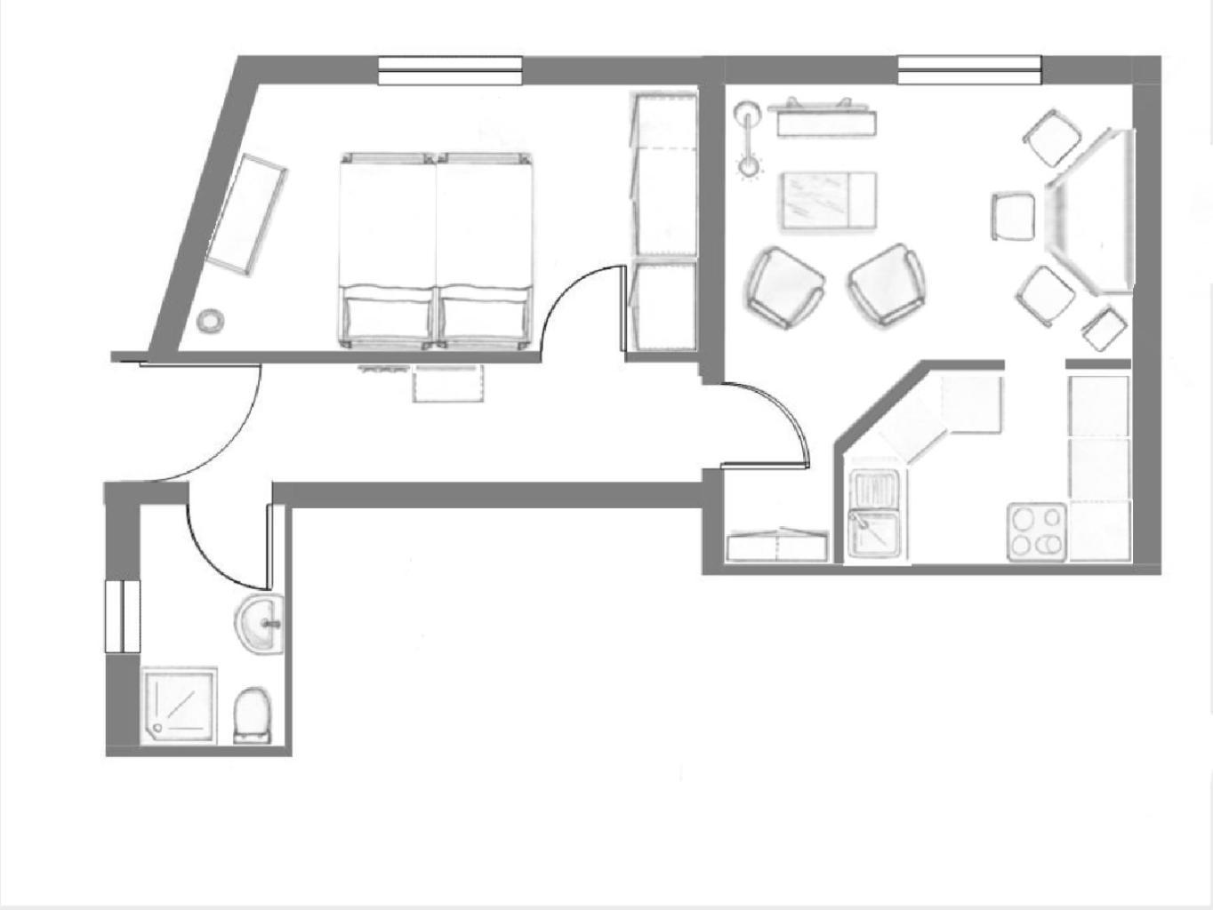 Ferienwohnung Pentagono Енгелскирхен Екстериор снимка